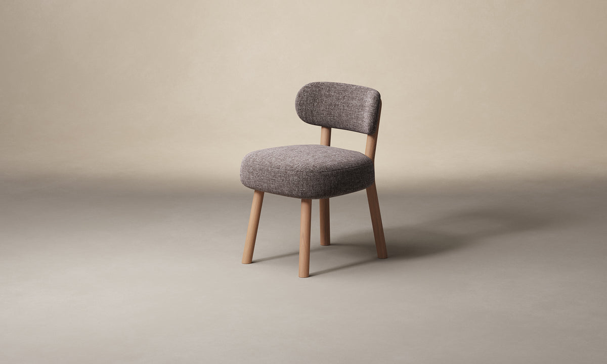 The Jane Dining Chair - Heritage Belgian Linen Carob