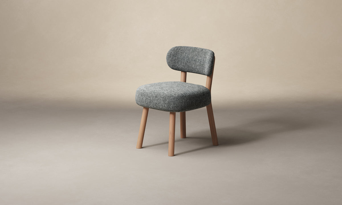 The Jane Dining Chair - Heritage Belgian Linen Hearth
