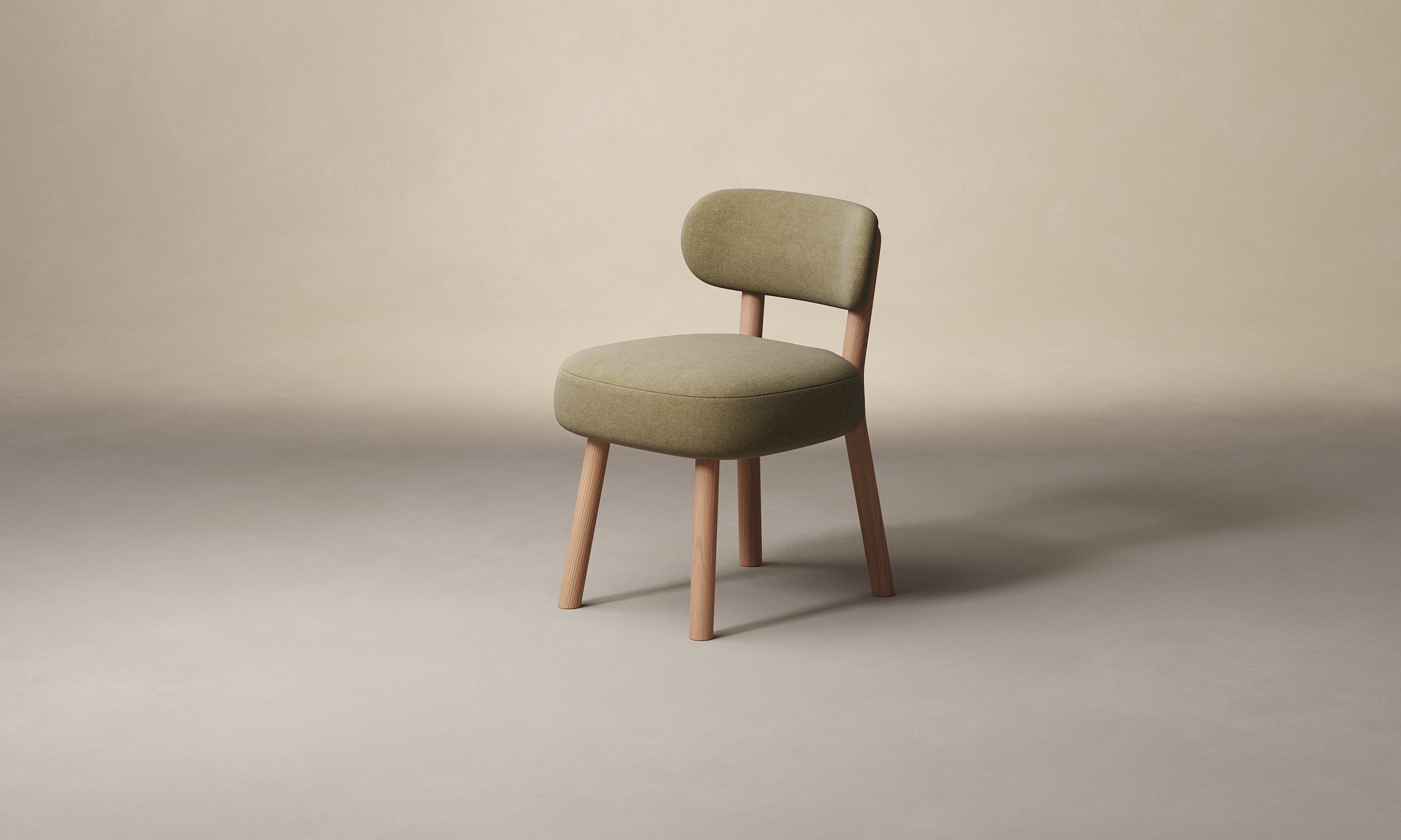The Jane Dining Chair - Mohair Almond – Maiden Home