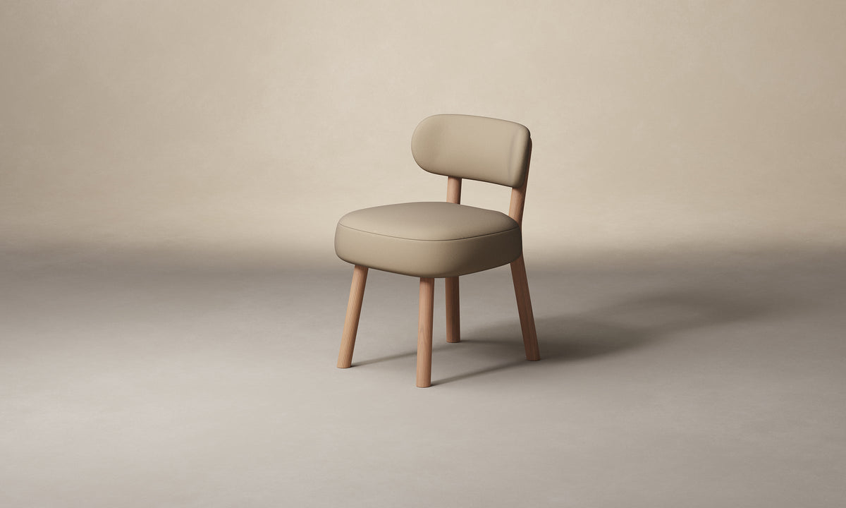 The Jane Dining Chair - Nubuck Leather Rye