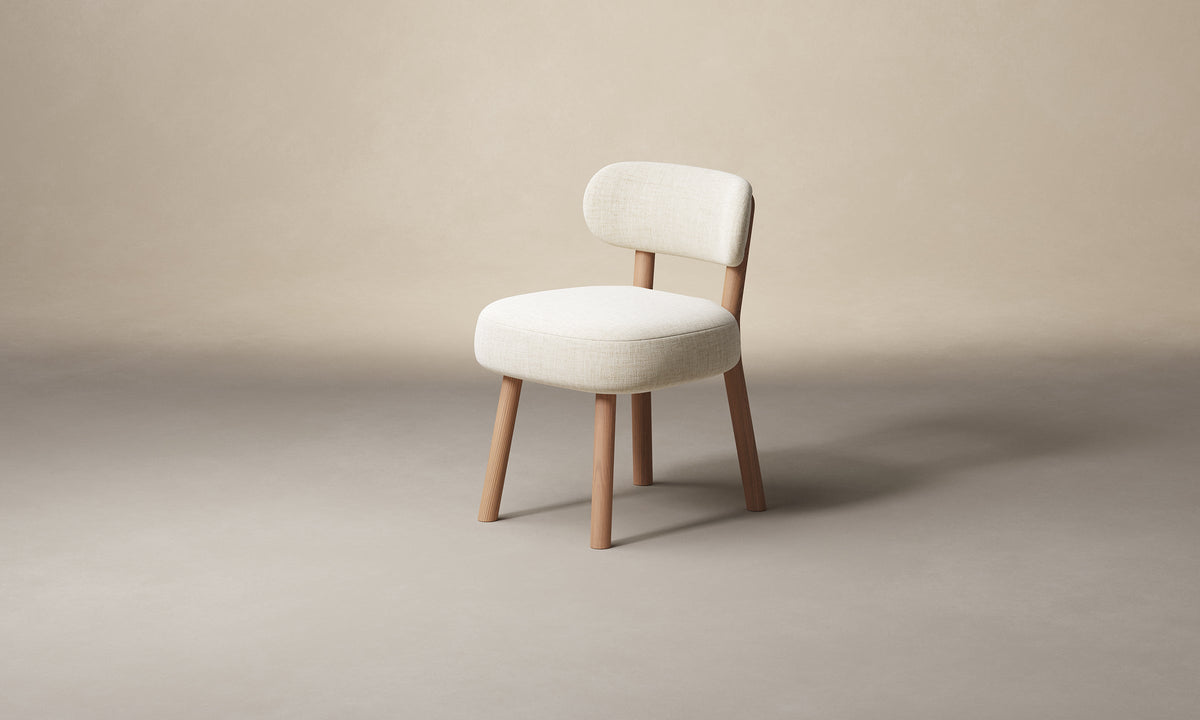 The Jane Dining Chair - Performance Linen Weave Beige