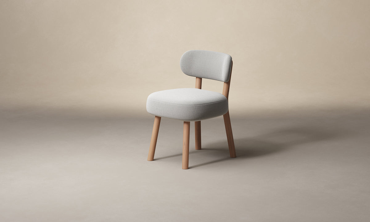 The Jane Dining Chair - Performance Linen Weave Cloud