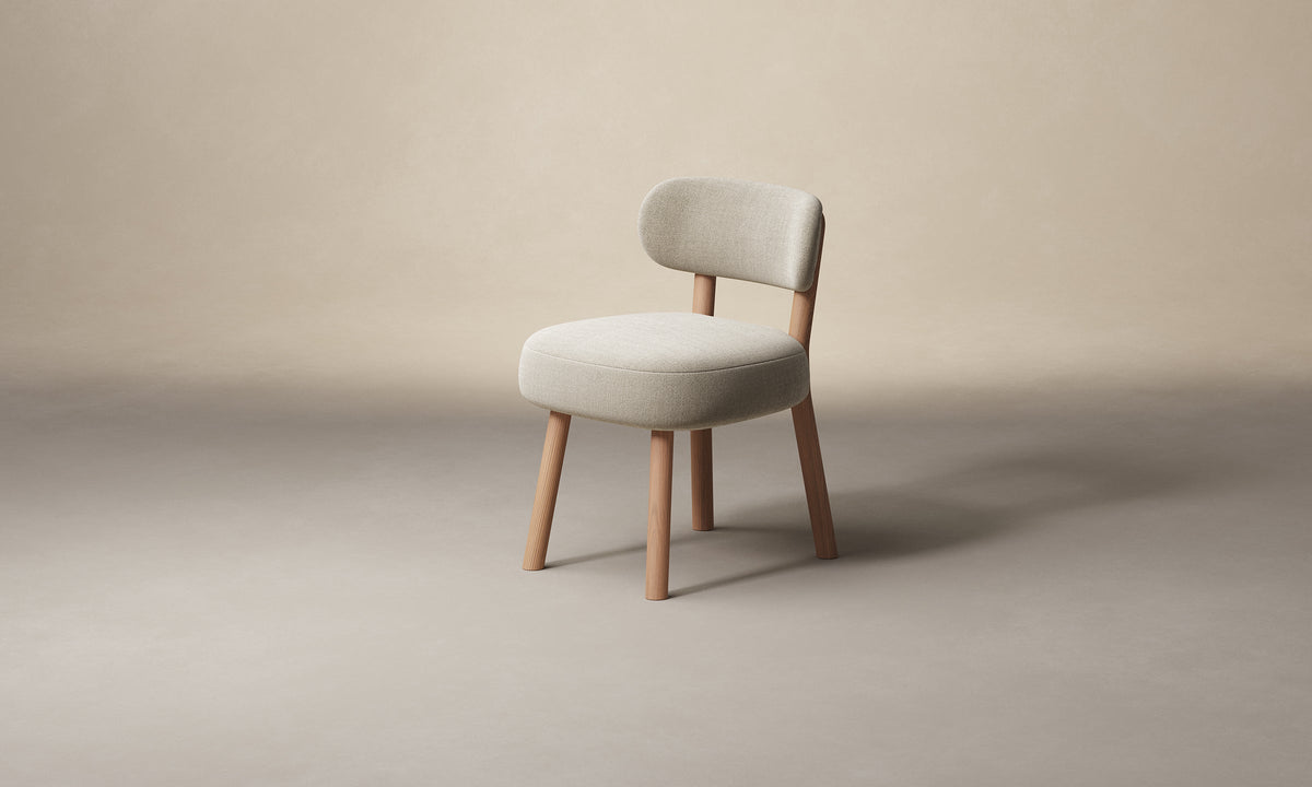 The Jane Dining Chair - Performance Textural Weave Earthen