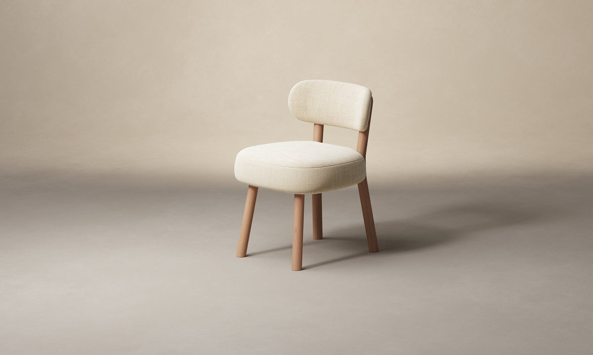 The Jane Dining Chair - Performance Textural Weave Savanna