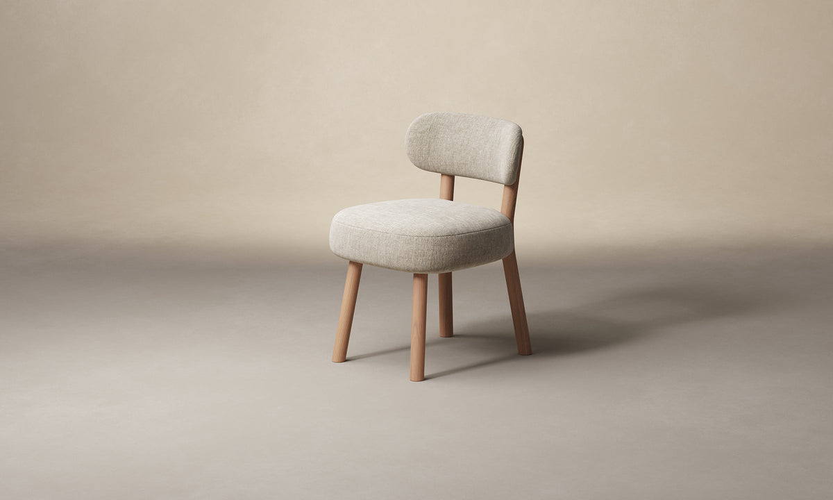 The Jane Dining Chair - Performance Tweed Oatmeal