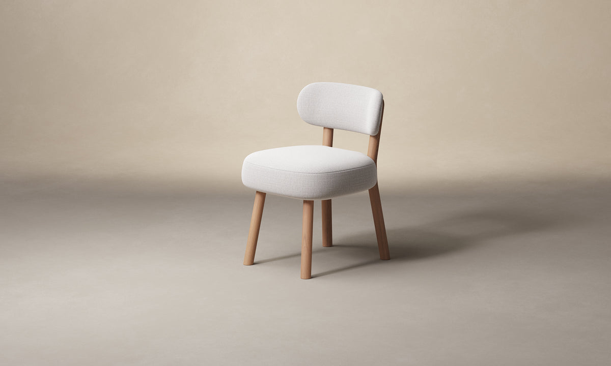 The Jane Dining Chair - Performance Woven Chenille Steel
