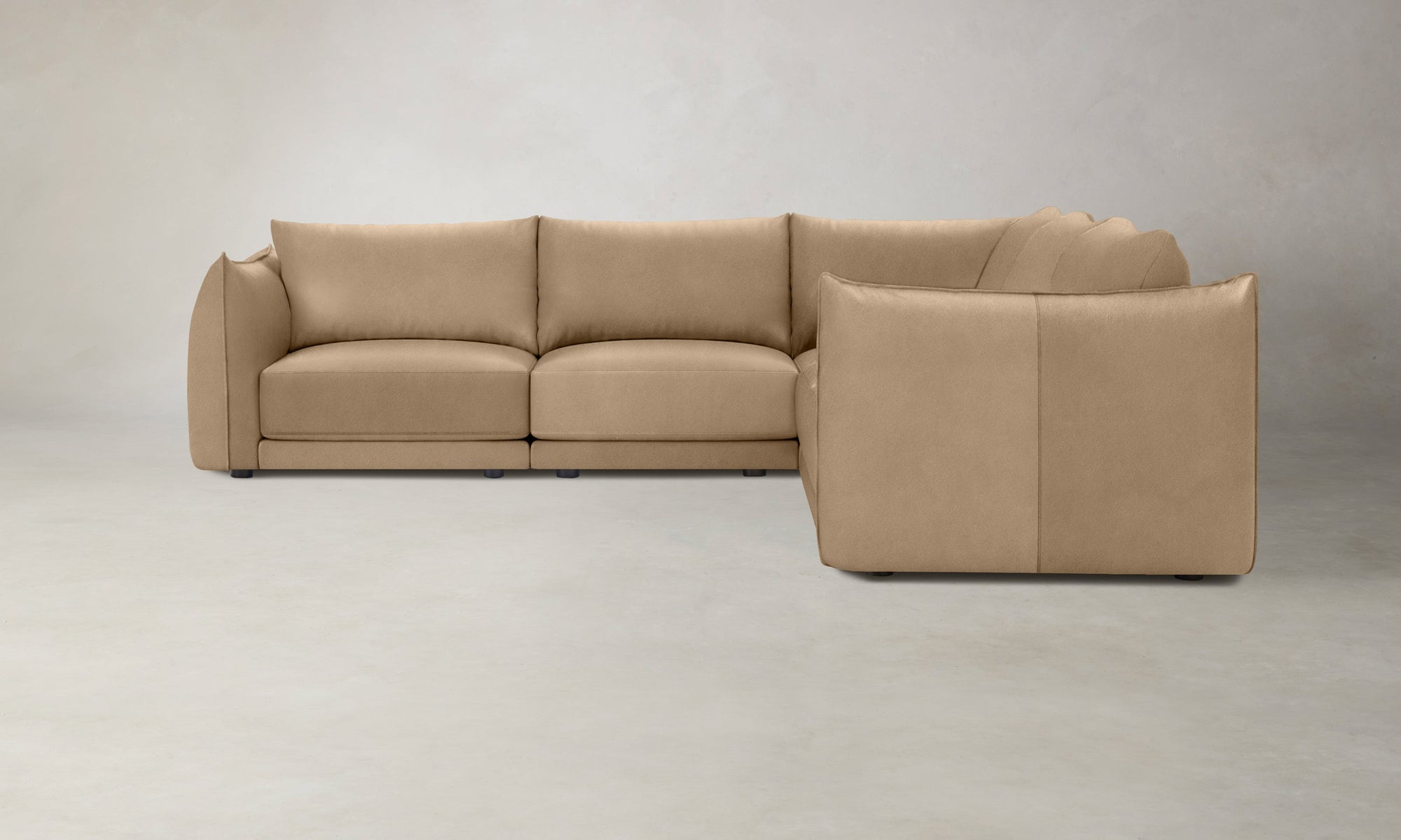 The Jones Modular Sectional - Costa Leather Ridge