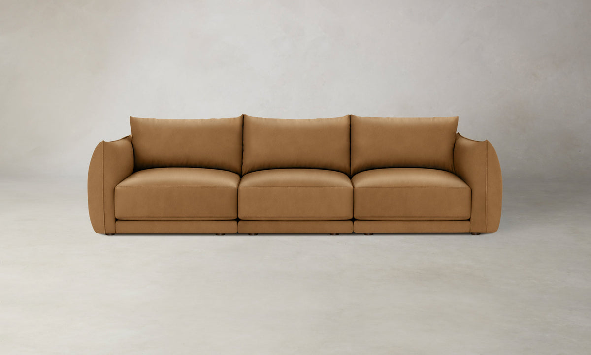 The Jones Modular Sofa - Costa Leather Nutmeg