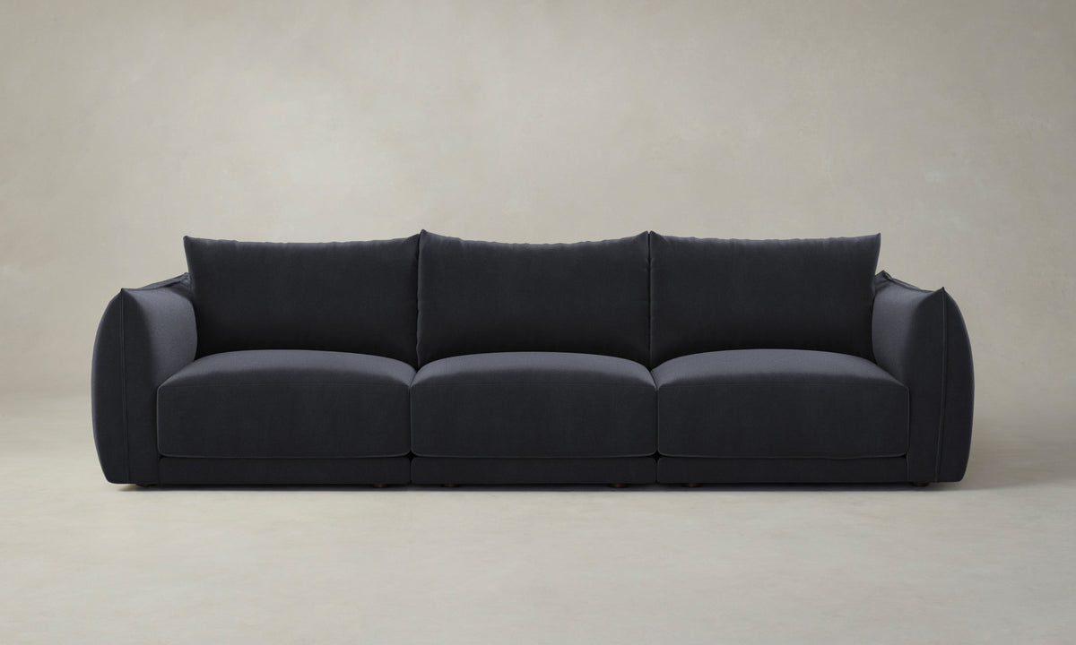 The Jones Modular Sofa - Marled Alpaca Velvet Nightfall