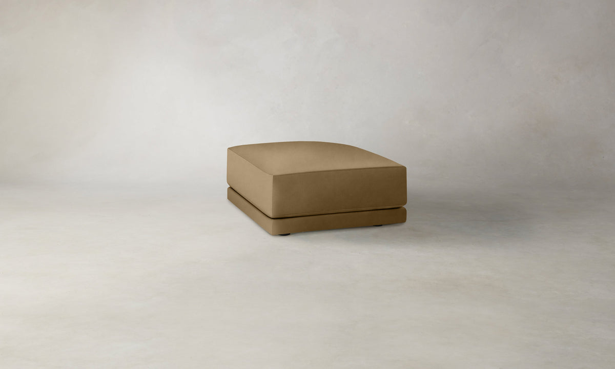 The Jones Ottoman - Costa Leather Portobello