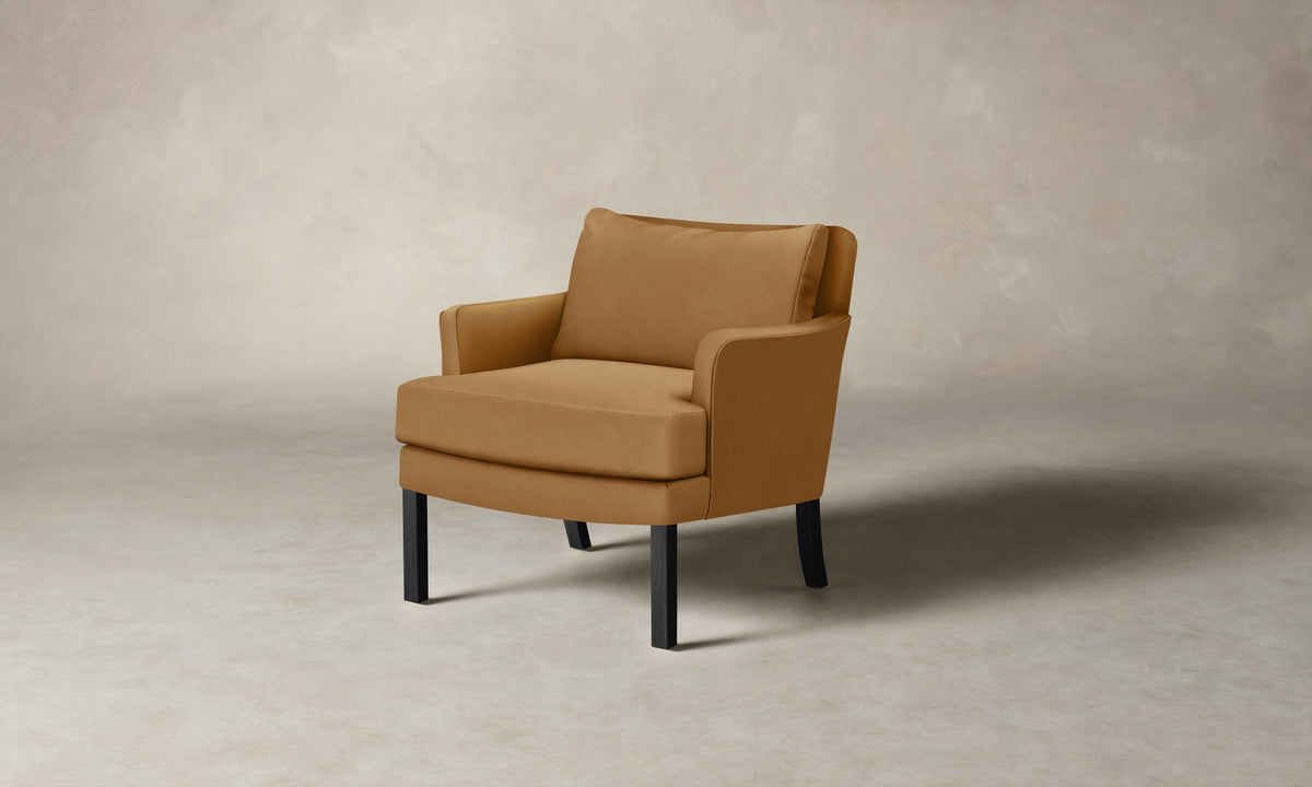 The Kaye Chair - Costa Leather Nutmeg