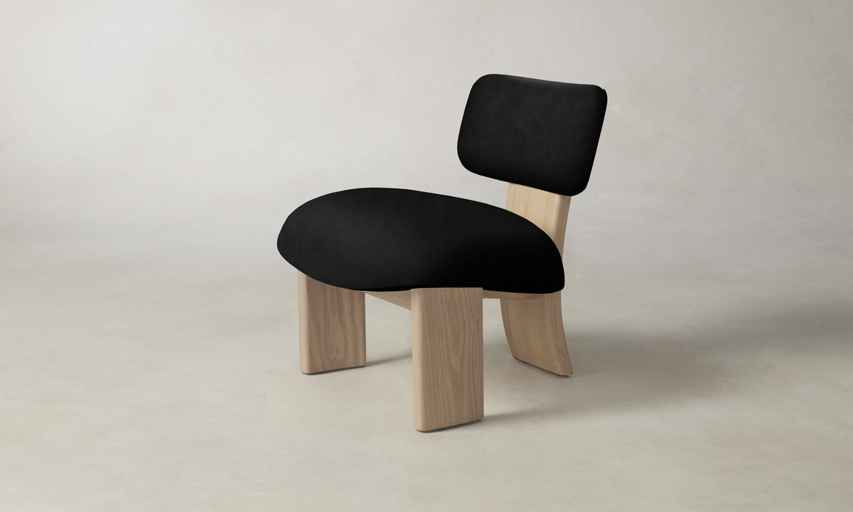 The Kenmare Chair - Costa Leather Jet