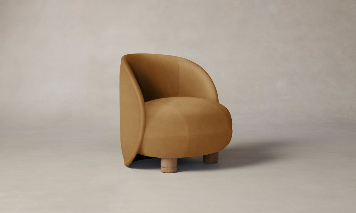 The Laight Chair - Costa Leather Nutmeg