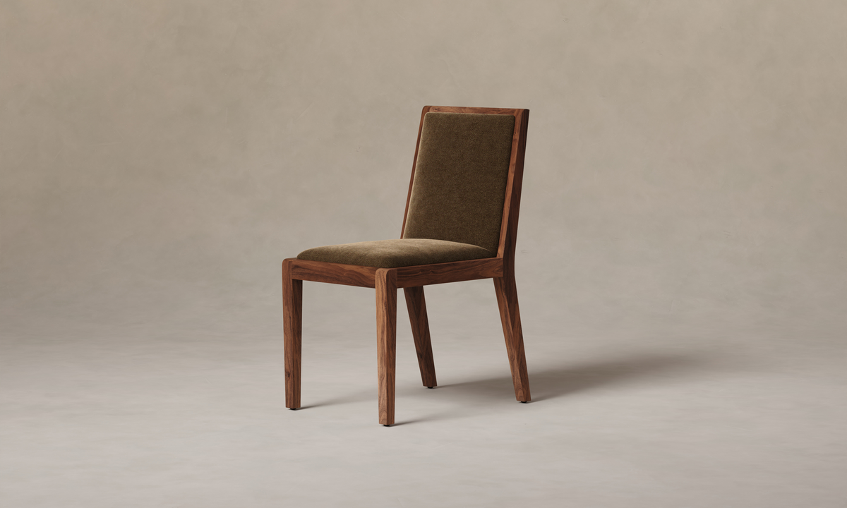 The Madison Dining Chair - Performance Velvet Bark
