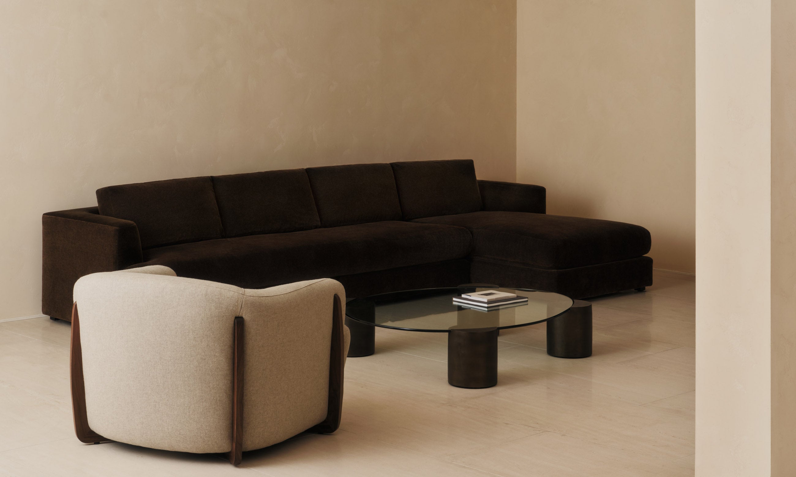 The Varick Sectional - Mohair Mink – Maiden Home