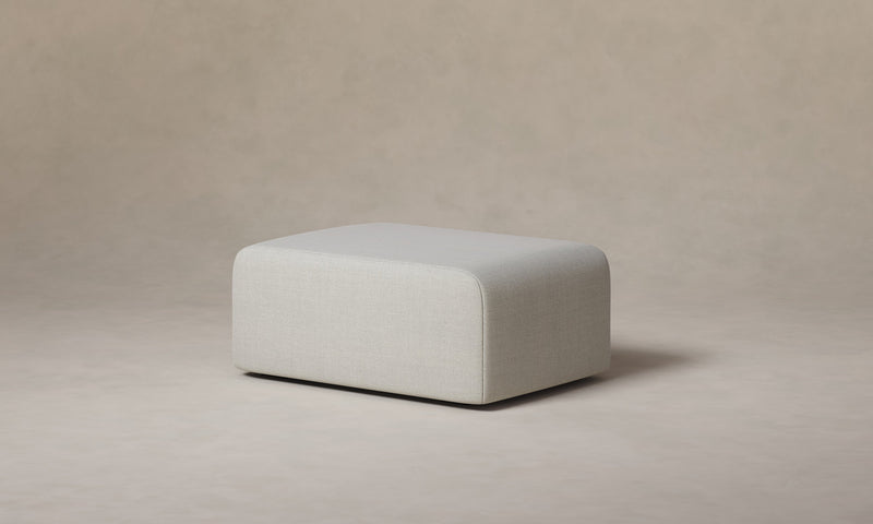 The Marcello Ottoman - Performance Textural Weave Breeze