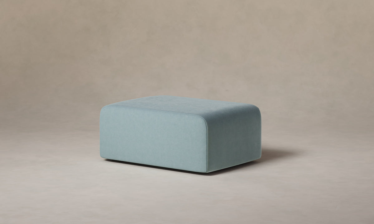 The Marcello Ottoman - Performance Velvet Sky