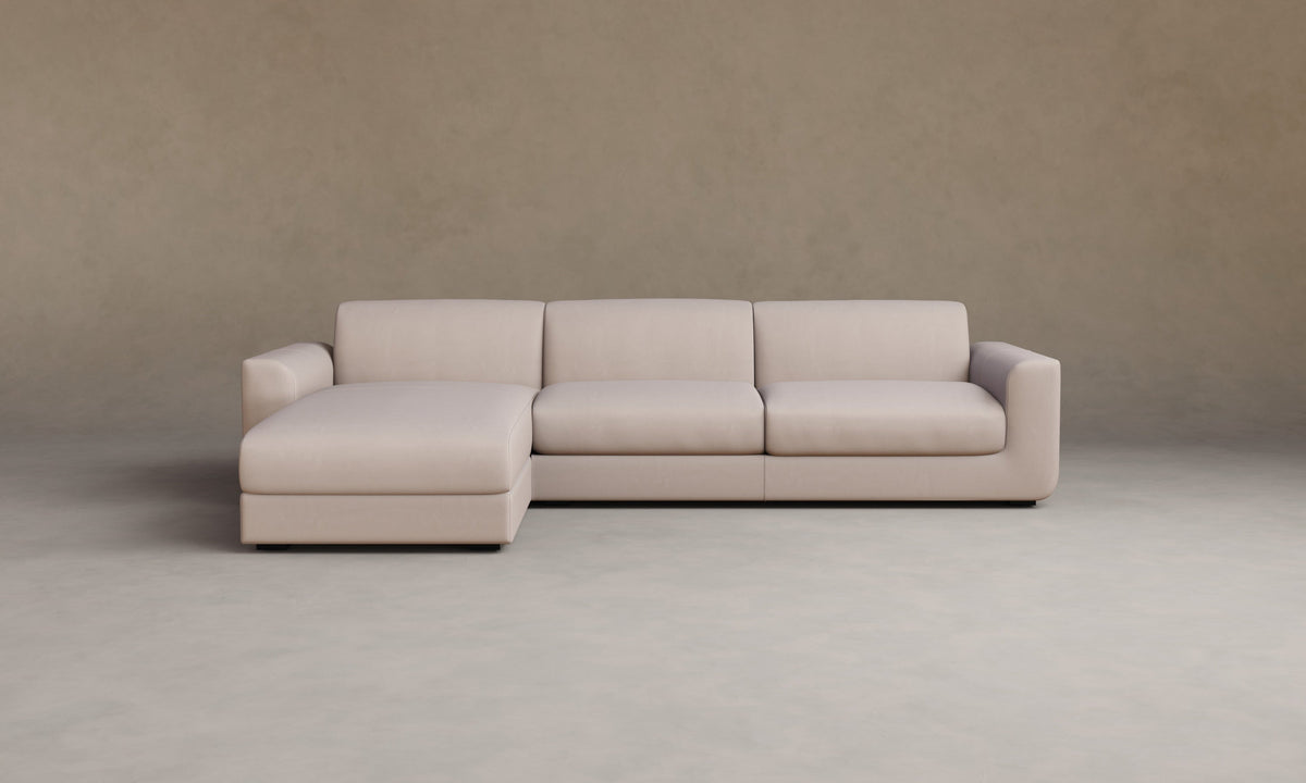 The Marcello Sectional - Nubuck Leather Sail