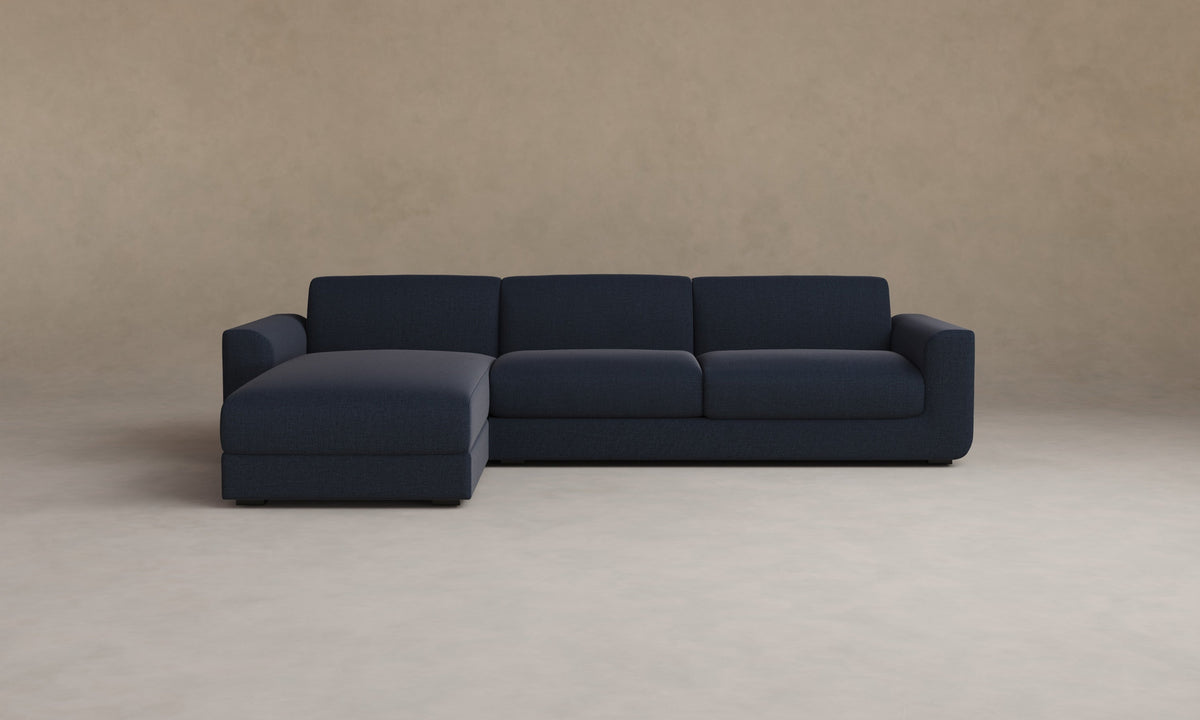 The Marcello Sectional - Performance Linen Weave Bay