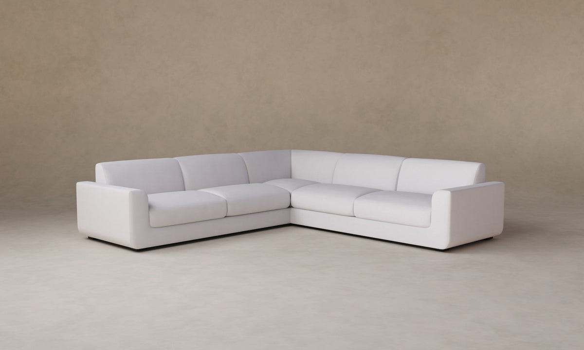 The Marcello Sectional - Performance Woven Chenille Lace
