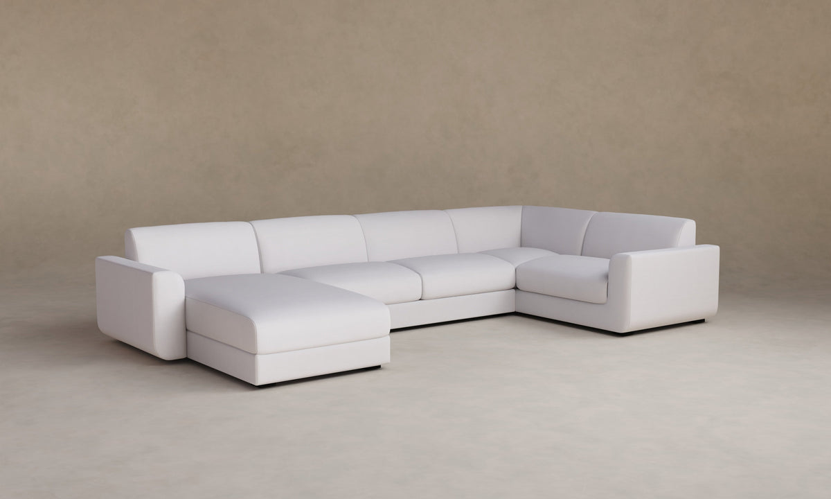 The Marcello Sectional - Performance Woven Chenille Lace