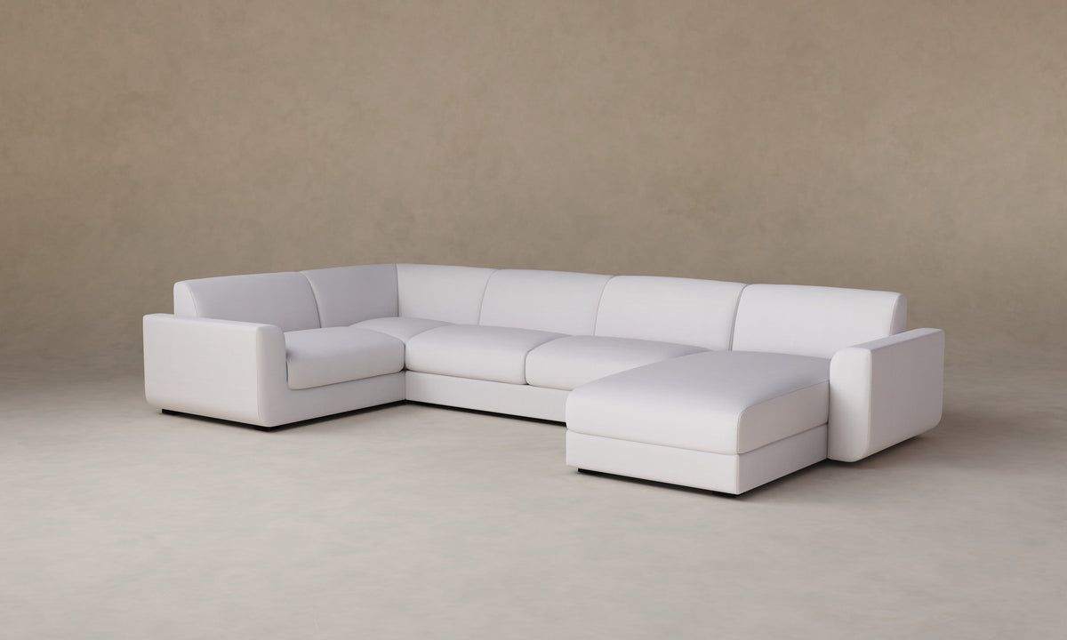 The Marcello Sectional - Performance Woven Chenille Lace