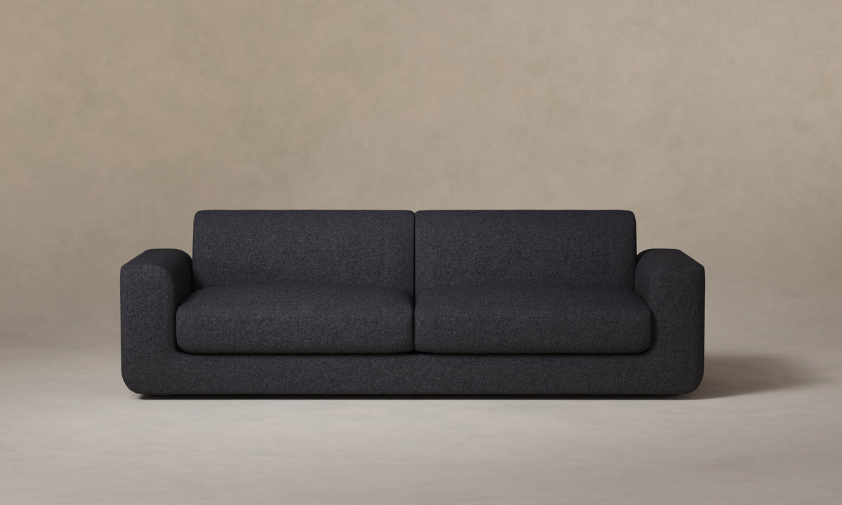 The Marcello Sofa - Italian Brushed Wool Pepper