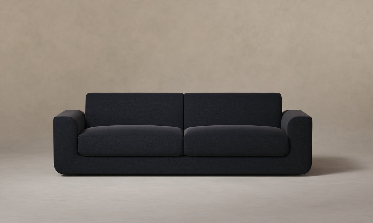 The Marcello Sofa - Marled Alpaca Velvet Nightfall