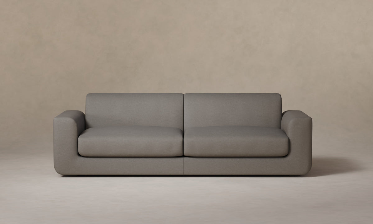 The Marcello Sofa - Nubuck Leather Asphalt