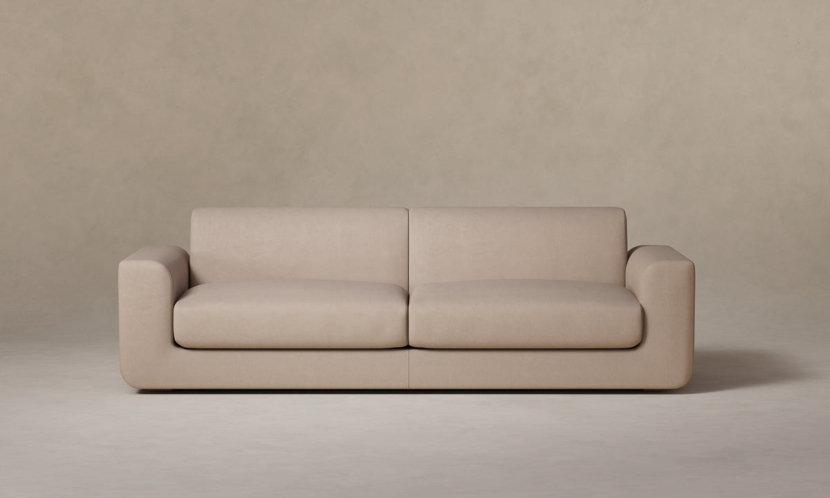 The Marcello Sofa - Nubuck Leather Fawn