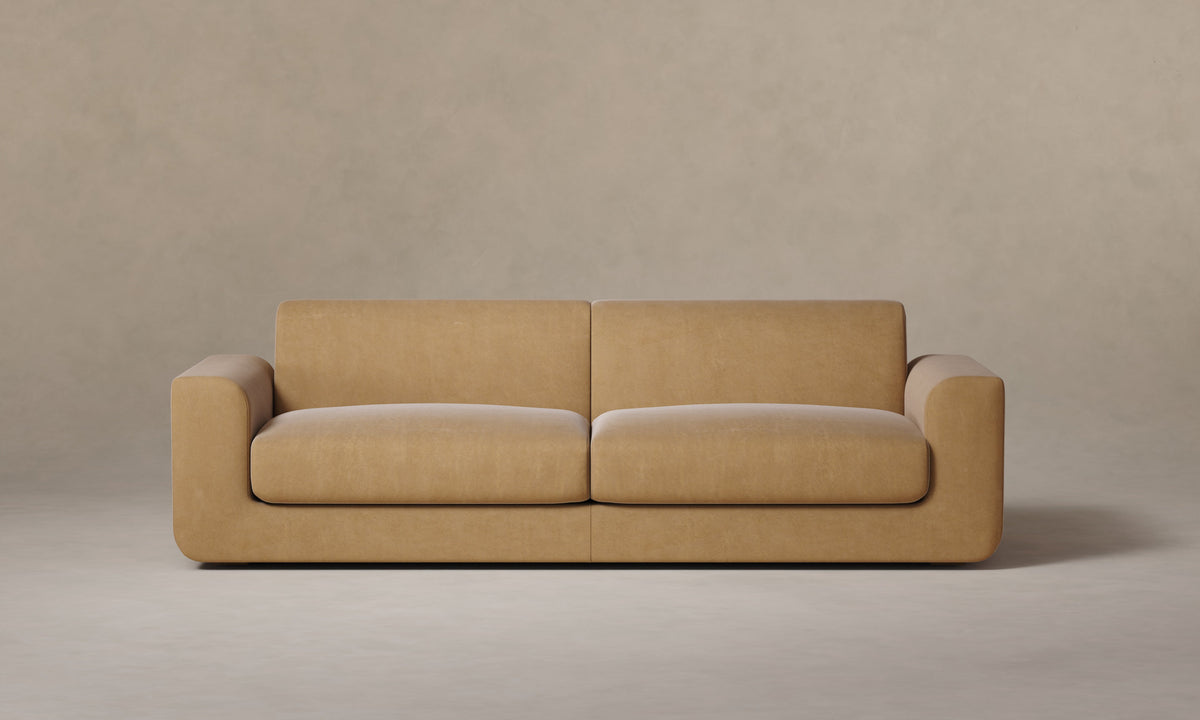 The Marcello Sofa - Nubuck Leather Rye