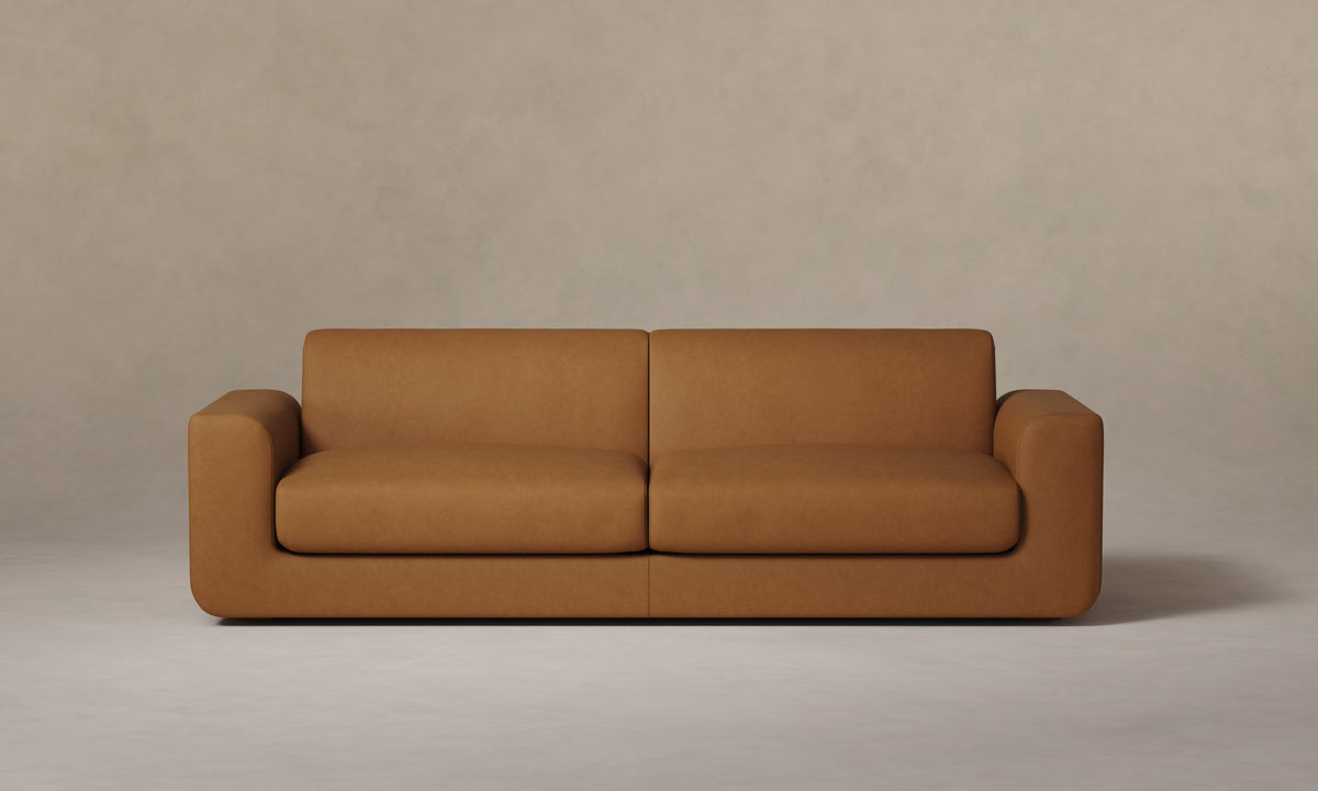 The Marcello Sofa - Nubuck Leather Saddle
