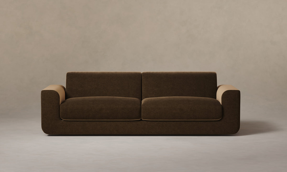 The Marcello Sofa - Performance Velvet Bark