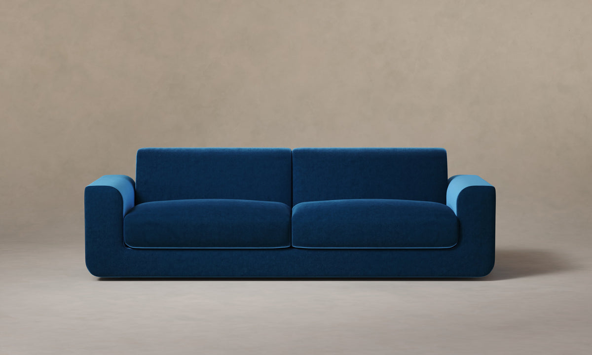 The Marcello Sofa - Performance Velvet Sapphire