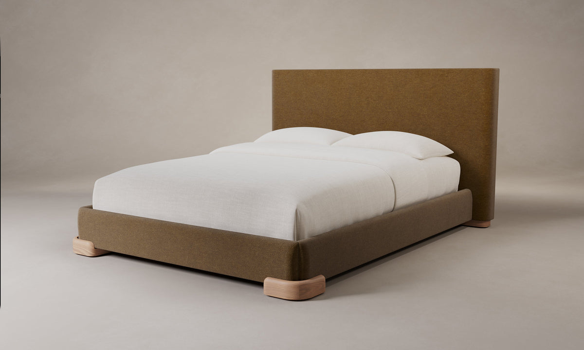 The Maxime Bed - Mohair Brown Sugar