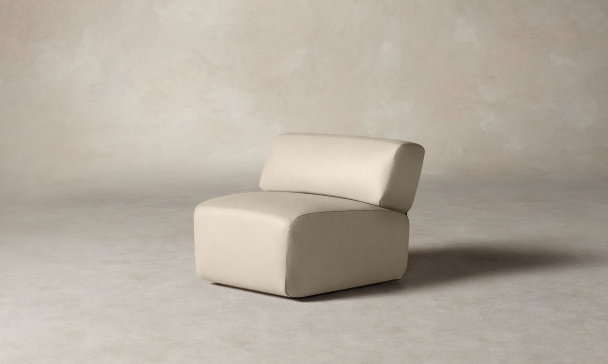 The Miles Modular Chair - Costa Leather Sesame