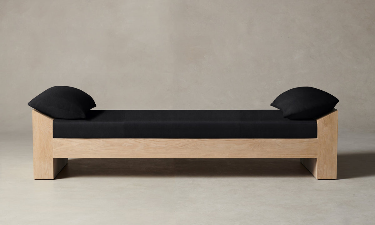 The Montauk Daybed - Costa Leather Jet