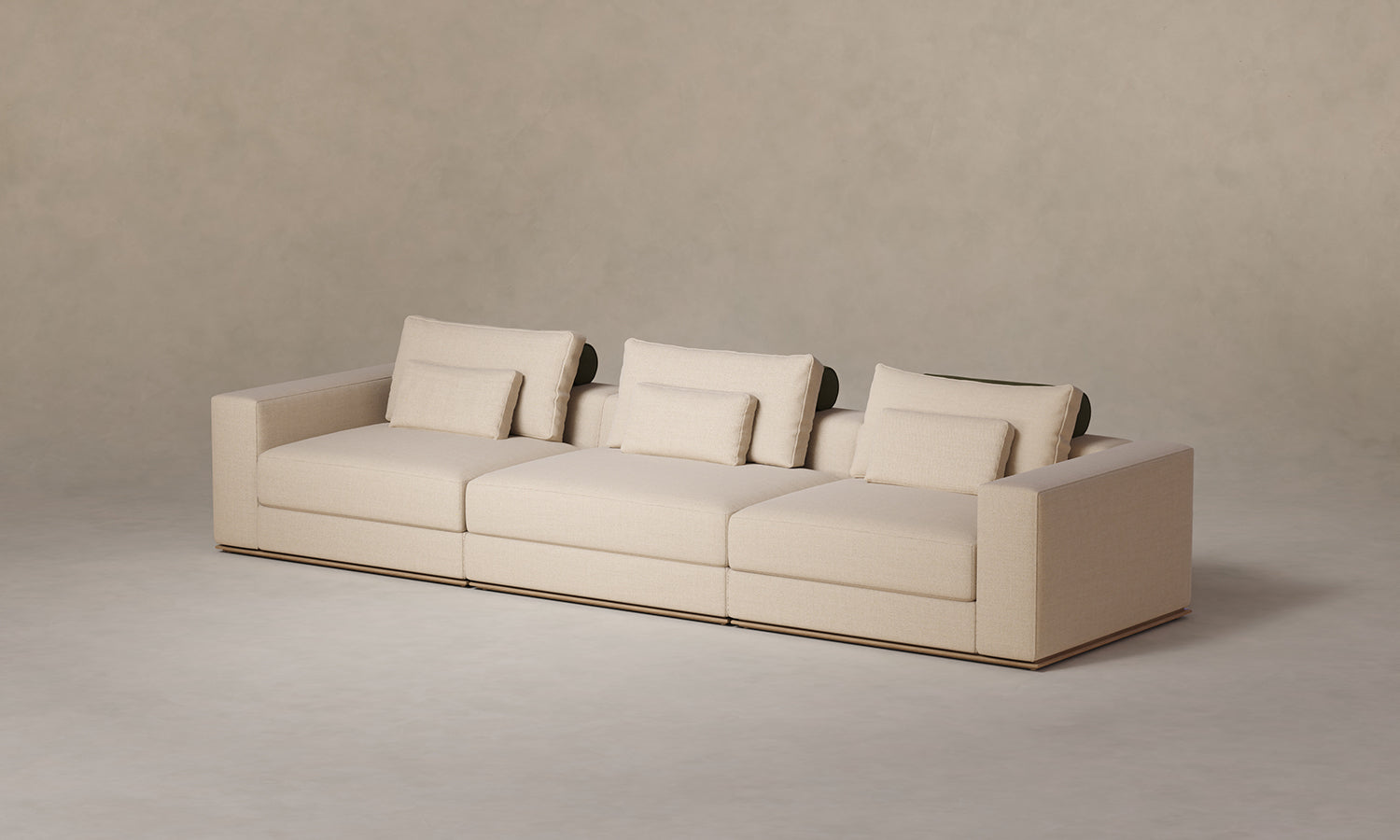The Nicola Modular Sofa - Mixed Materials Performance Textural