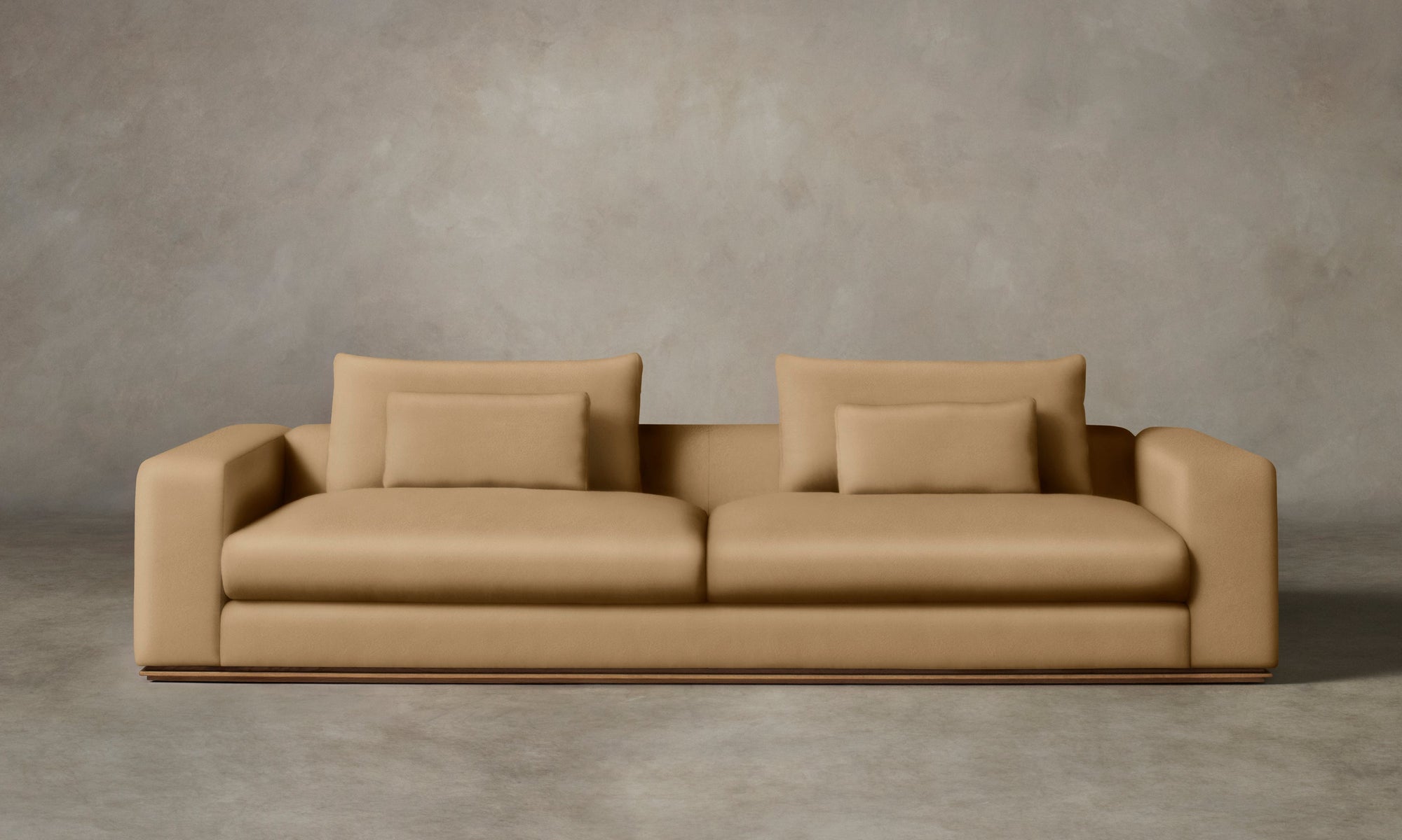The Nicola Sofa - Costa Leather Ridge