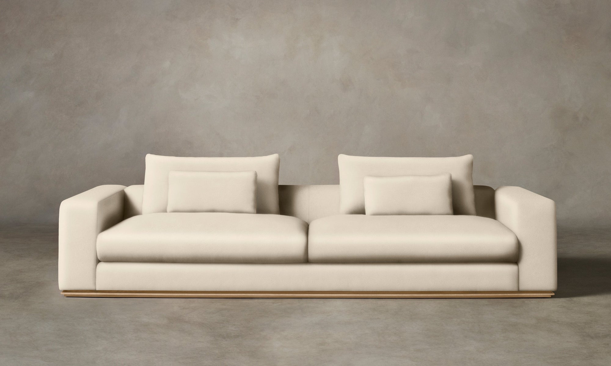 The Nicola Sofa - Costa Leather Sesame