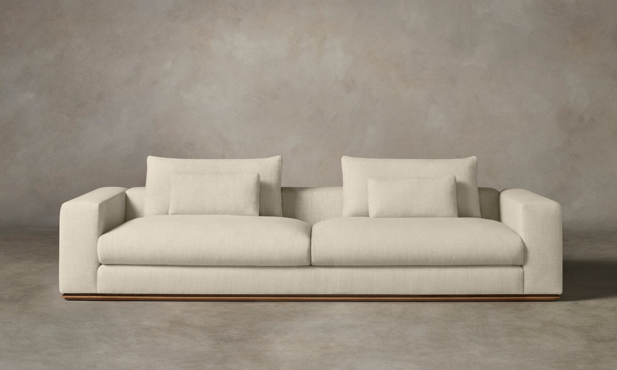 The Nicola Sofa - Heritage Belgian Linen Alder