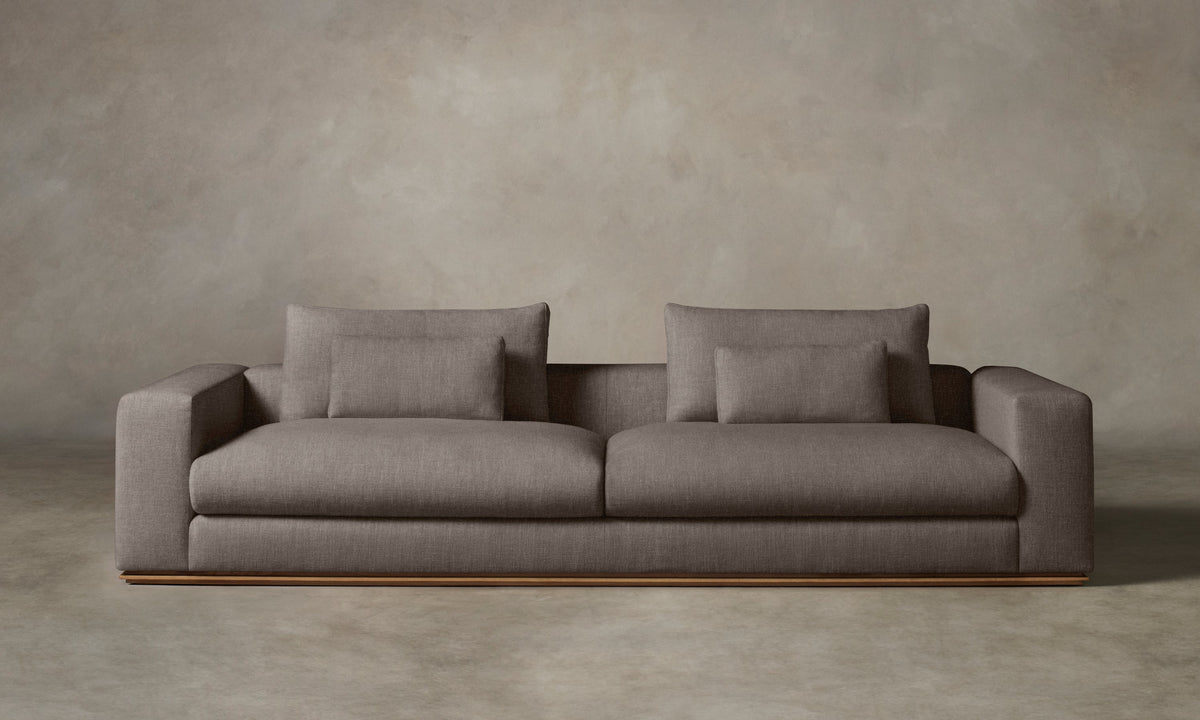 The Nicola Sofa - Heritage Belgian Linen Carob