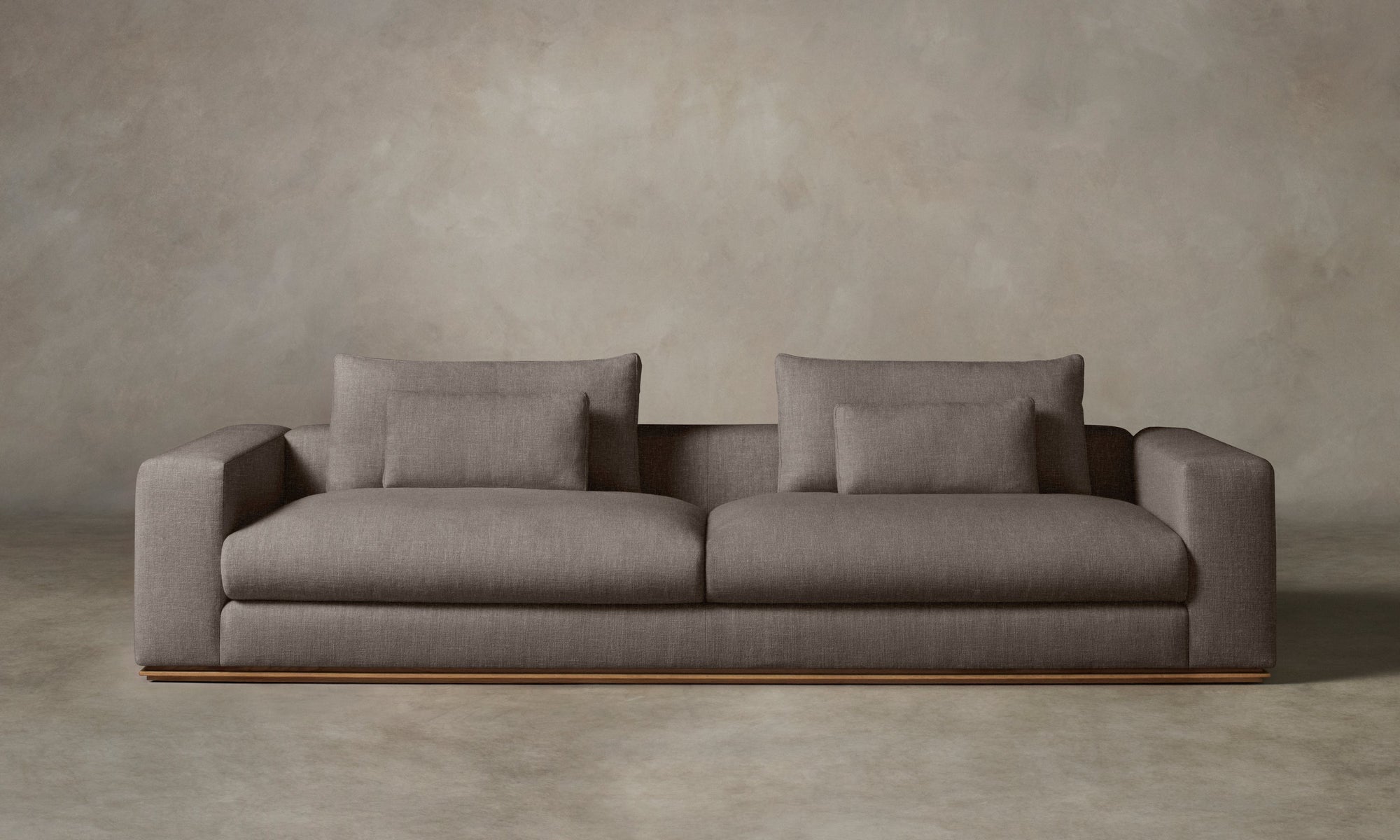 The Nicola Sofa - Heritage Belgian Linen Carob