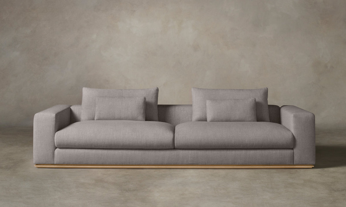 The Nicola Sofa - Heritage Belgian Linen Agate