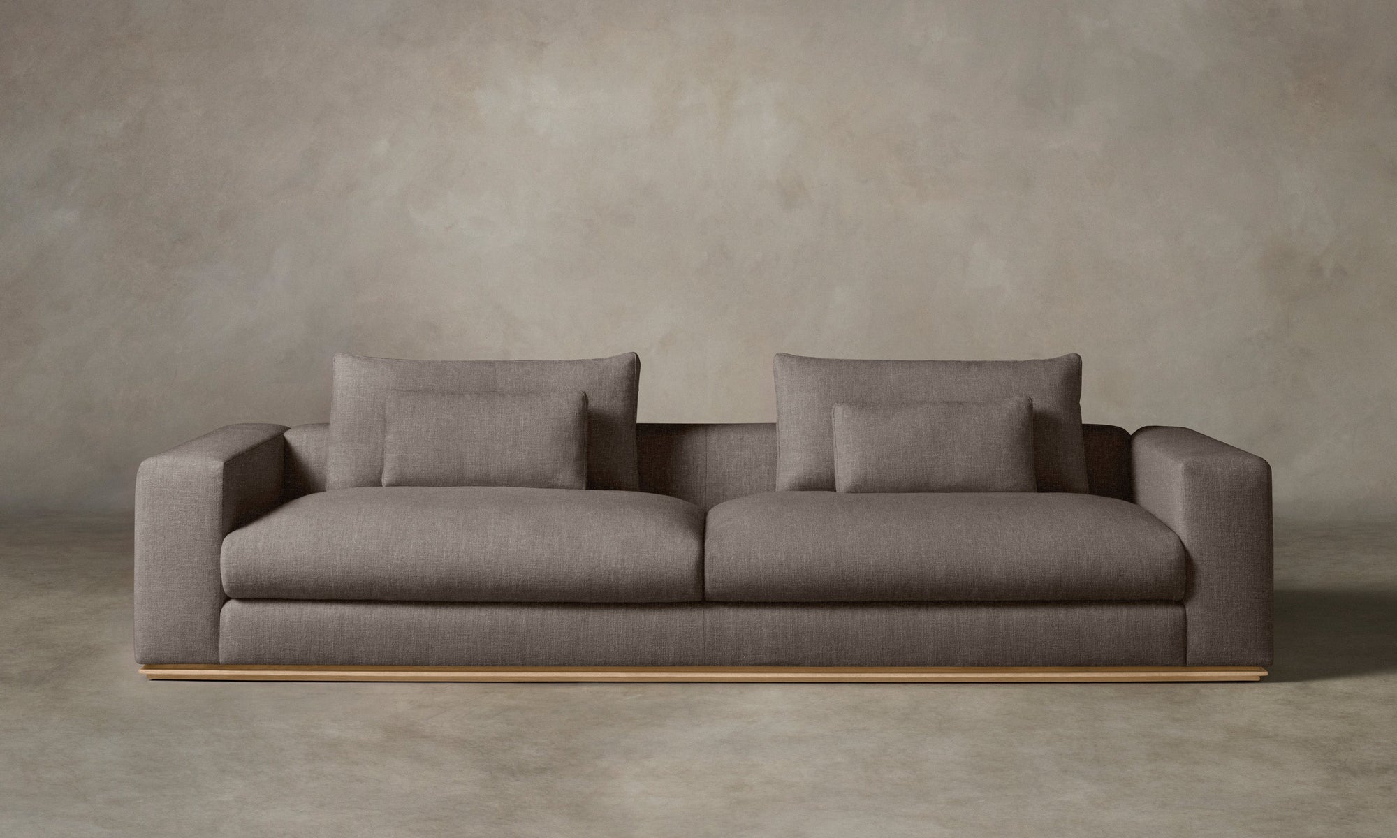 The Nicola Sofa - Heritage Belgian Linen Carob