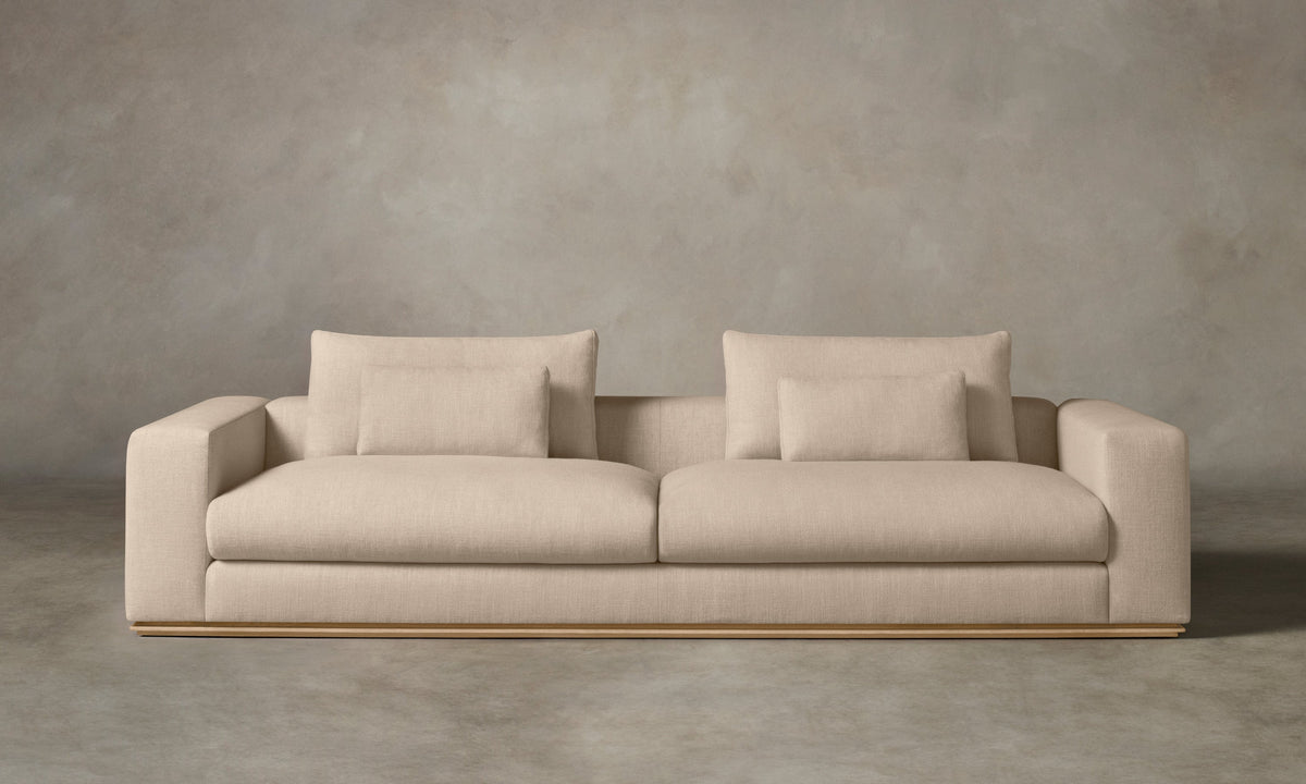 The Nicola Sofa - Heritage Belgian Linen Husk
