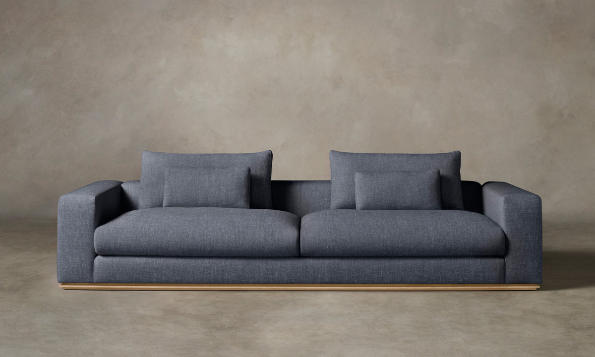 The Nicola Sofa - Heritage Belgian Linen Lake
