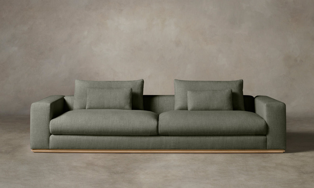 The Nicola Sofa - Heritage Belgian Linen Thyme