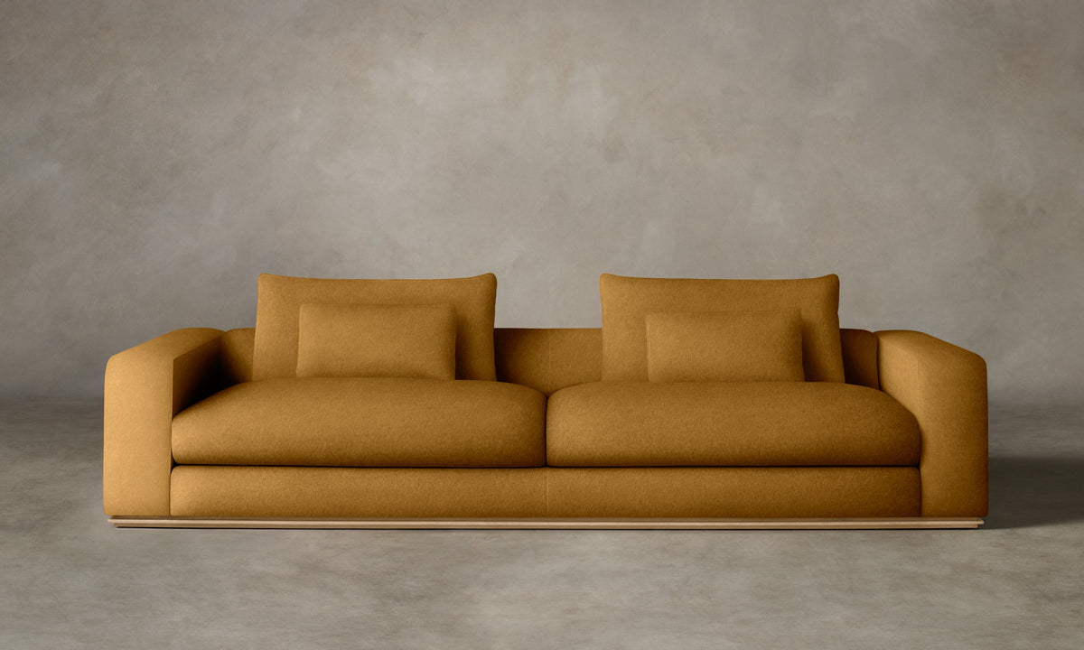 The Nicola Sofa - Mohair Amber