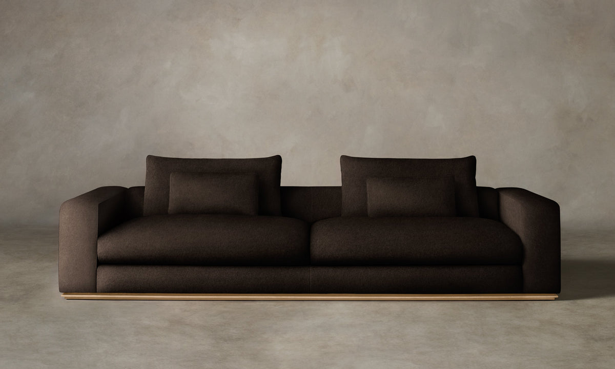 The Nicola Sofa - Mohair Chocolate